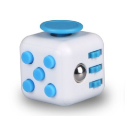 Fidget Cube - White/Blue