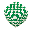 V-CUBE 7 Illusion - Green